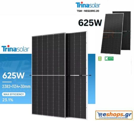625watt - Φωτοβολταϊκό πάνελ Trina TSM-625NEG19RC.20 Bifacial N-Type TopCon Glass-Glass