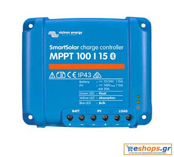 Victron SmartSolar MPPT 100/15 – 15A Ρυθμιστής Φόρτισης Φωτοβολταικών