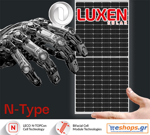 10kW ΔΕΗ Φωτοβολταικα σε στεγη ECO 450 WATT - 585 WATT BIFACIAL TOPCON-30 Χρόνια εγγύηση απόδοσης - Image 3