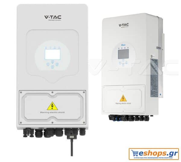 6kW inverter δικτύου Υβριδικός μονοφασικός V-TAC SKU: 11537