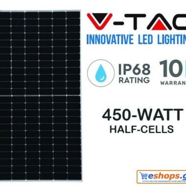 Φωτοβολταικό Πάνελ V-TAC 11353 450W Μονοκρυσταλλικό half-cells