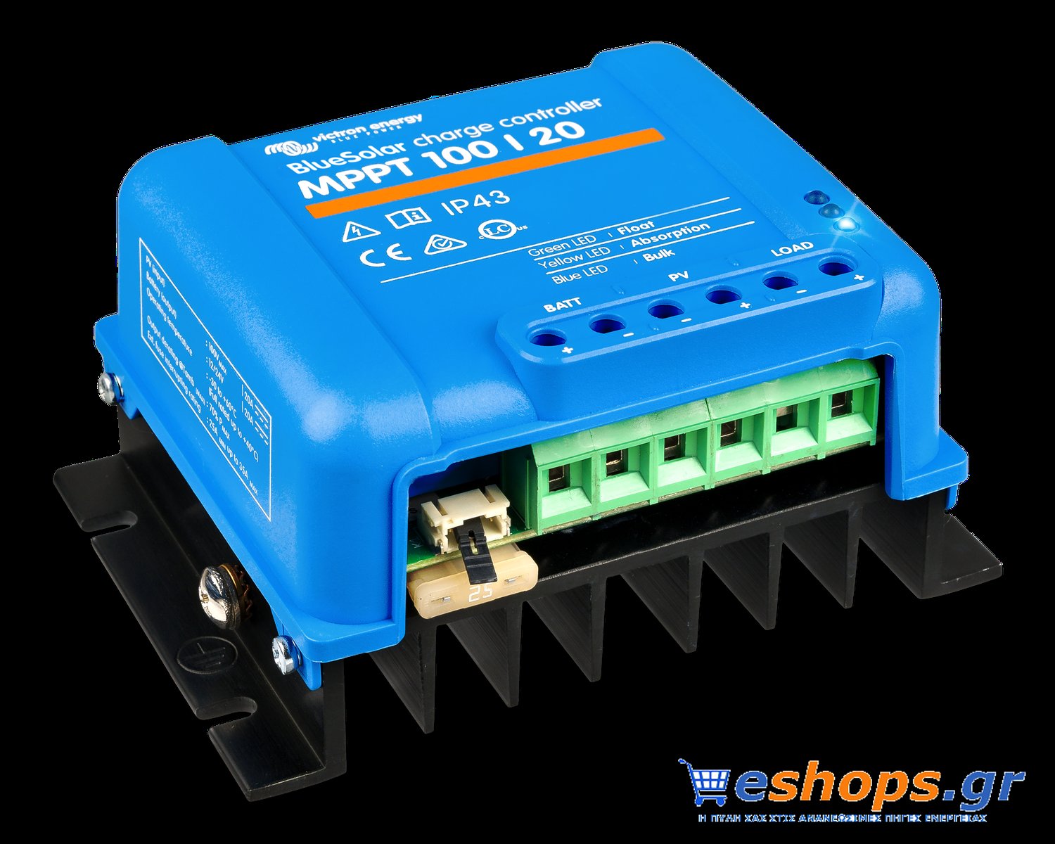 Victron BlueSolar MPPT 100/20 (up to 48V) - MPPT Ρυθμιστής Φόρτισης 20A - Image 4