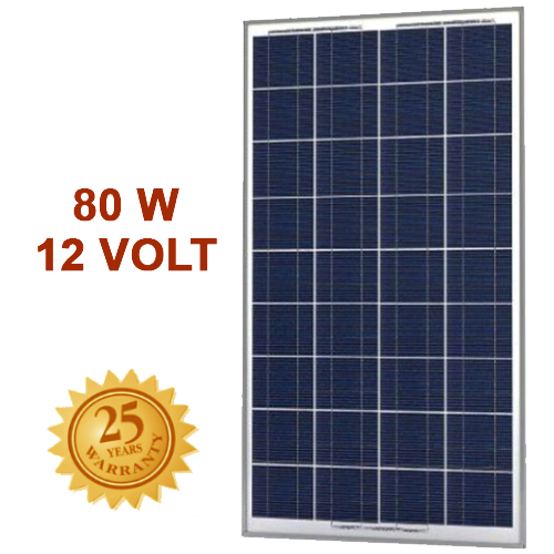 INVICTUS SRM-80P Φωτοβολταϊκό Πάνελ Πολυκρυσταλλικό 80Wp 12V
