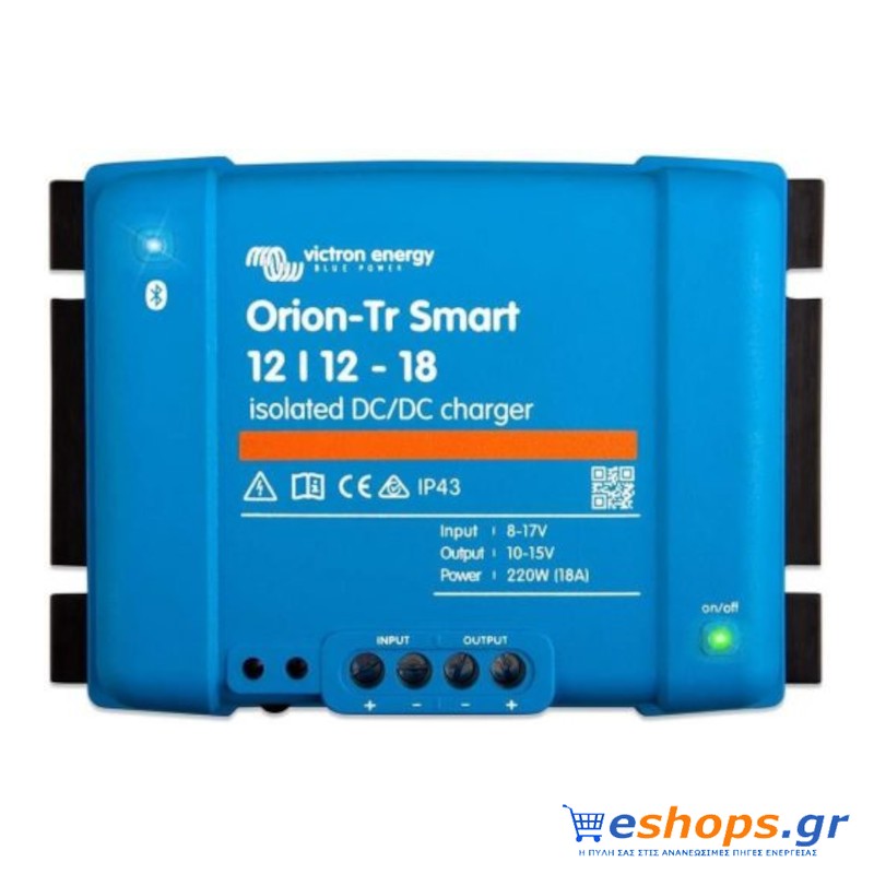 Victron Orion-Tr Smart 12/12-18A Isolated DC-DC charger